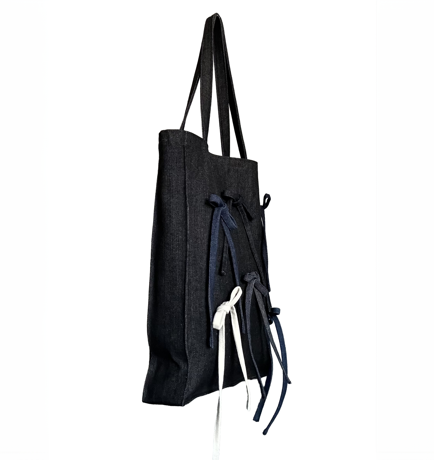 LARGE TOTE WITH MIXED COLOR BOWS
