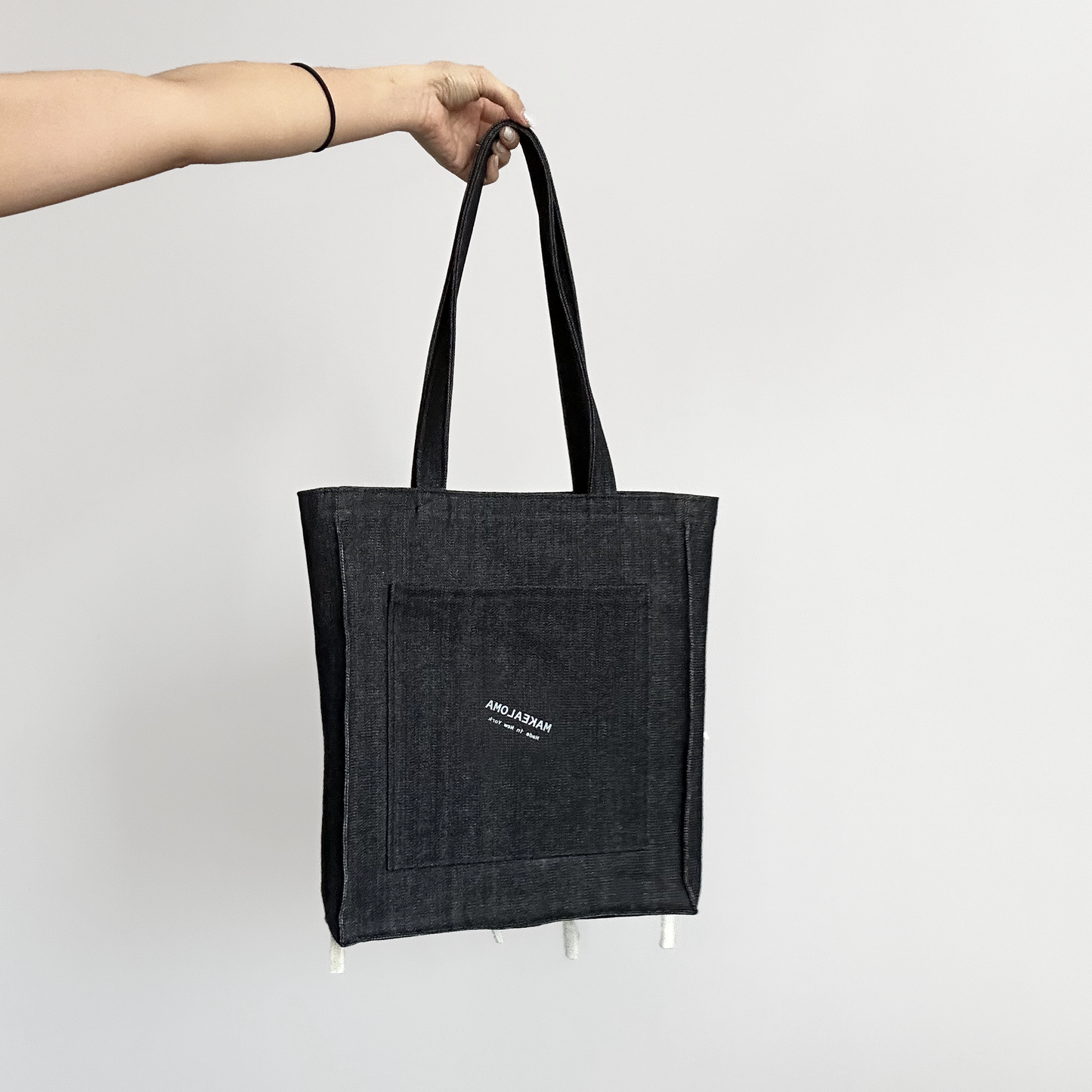TOTE WITH CREAM BOWS