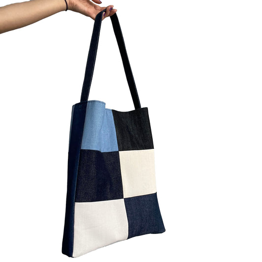 Color block tote #3