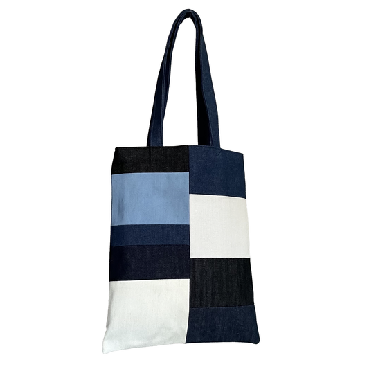 COLOR BLOCK TOTE